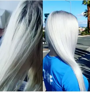 toner hair ash blonde brassy tone bleach before toners duckling ugly